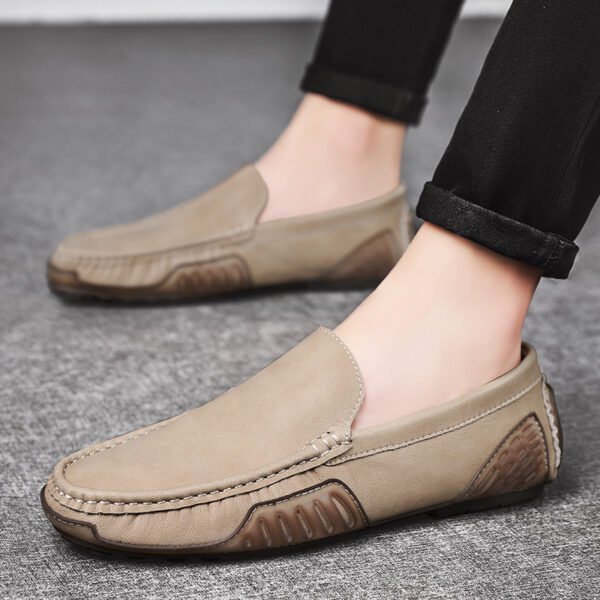 Men's Cowhide  Soft-soled Leather Shoes SAND-7700