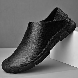 men's autumn new business Leather casual shoes-BK-91136