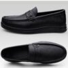 Men's genuine leather soft sole casual leather shoes BK-2385 - Image 2
