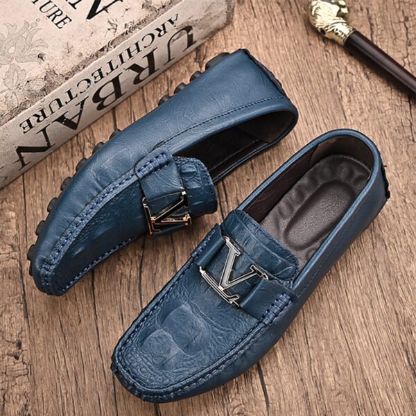 Genuine leather soft sole men's shoes loafers BL-99010