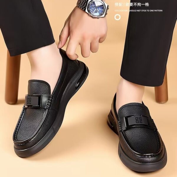 men's casual business hollow leather shoes BK-536 - Image 2