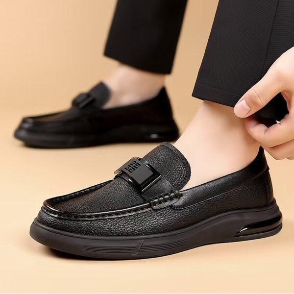 men's casual business hollow leather shoes BK-536 - Image 3