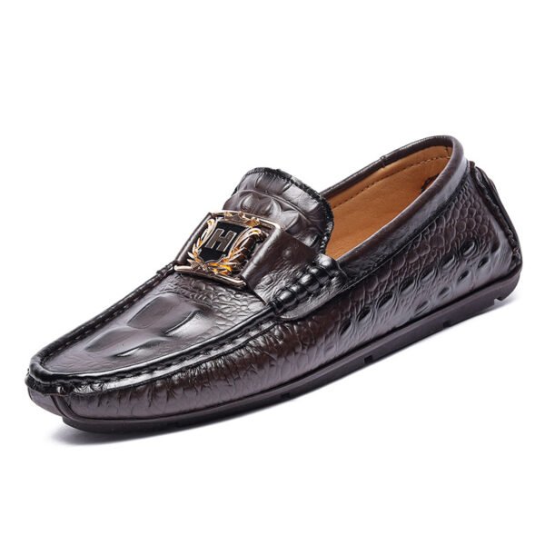 Genuine leather cowhide men's shoes BR-6655