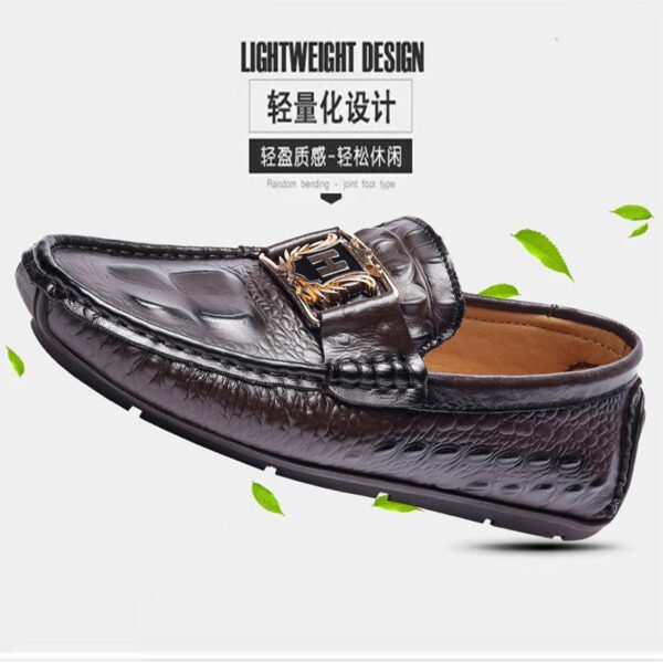 Genuine leather cowhide men's shoes BR-6655 - Image 2