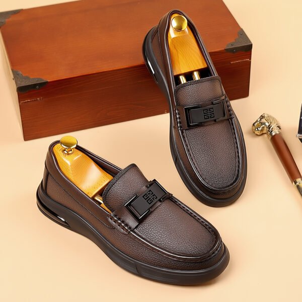 men's casual business hollow leather shoes BR-536 - Image 4
