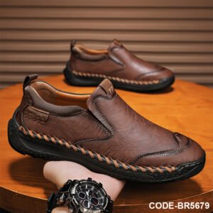 Soft sole, lightweight Genuine Leather shoes BR-5679